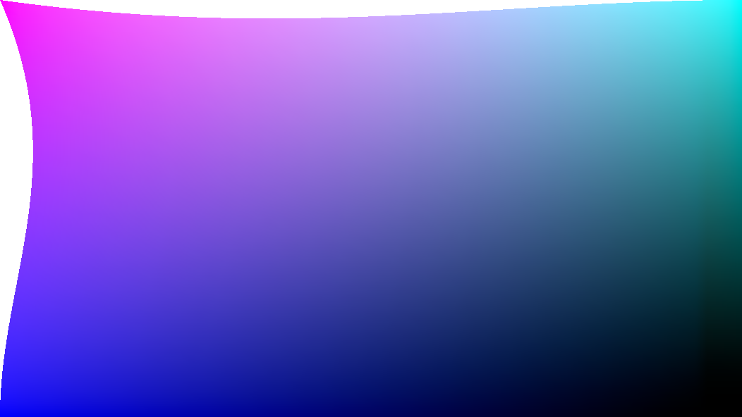 Mesh gradient with curved top-left point.