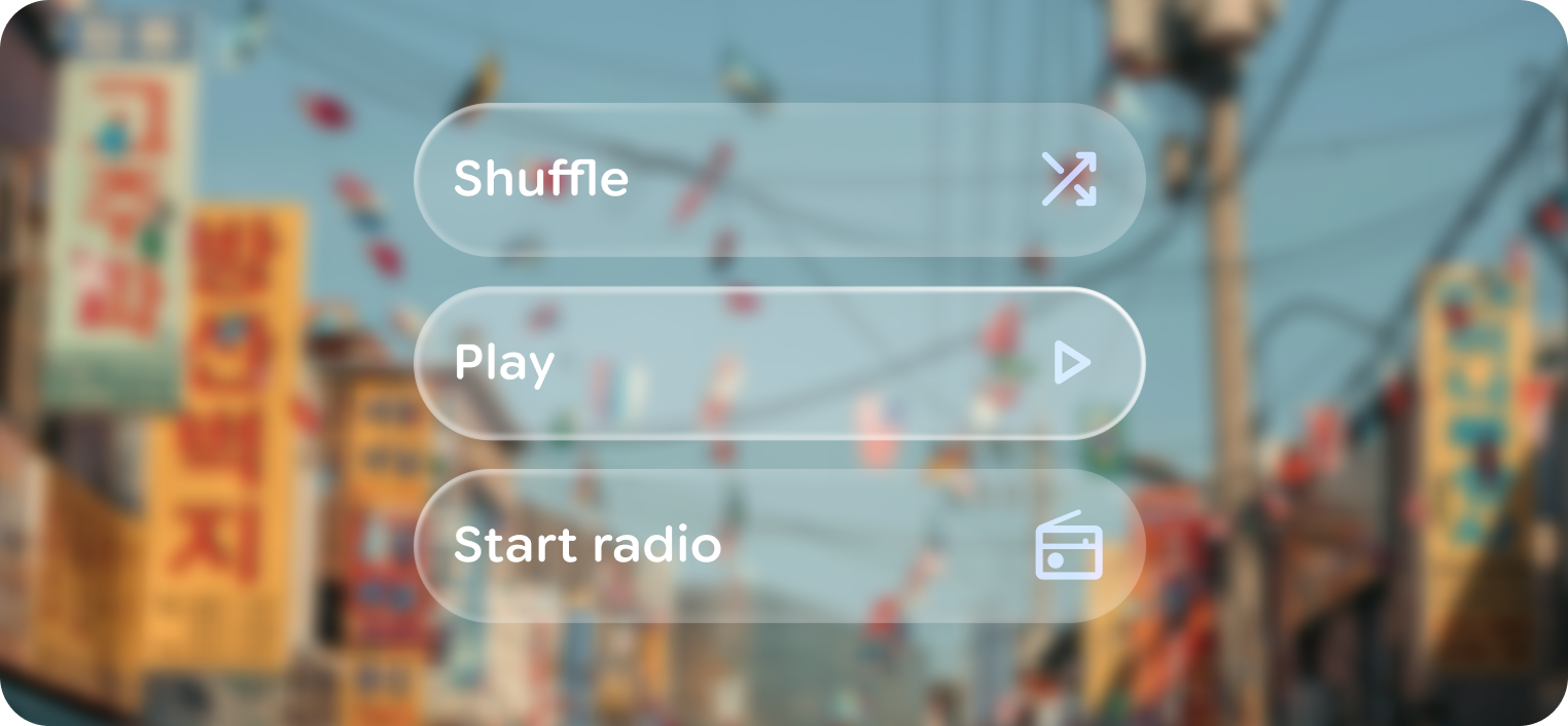 Design elements should be anchored to the bottom of the
frame