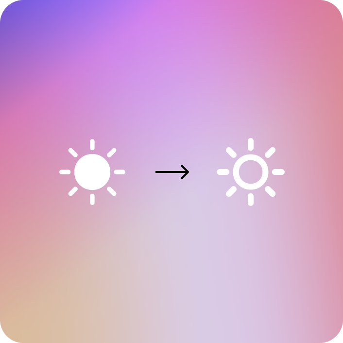 Design elements should be anchored to the bottom of the frame.