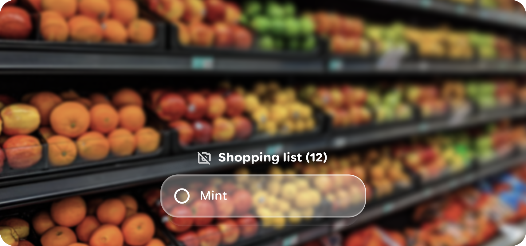 App UI on display
mode.